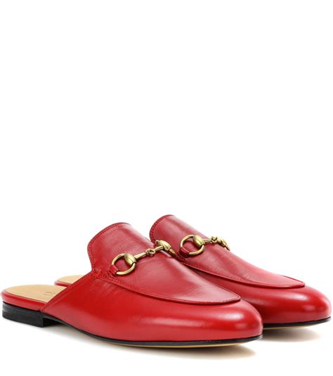 gucci princetown slippers red|Gucci princetown slipper sale.